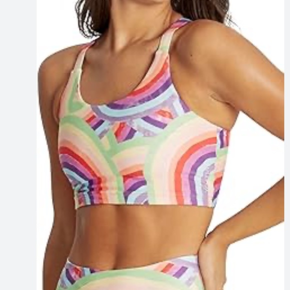 NWT Wildfox Longline Soleil Bra | Soleil Small Stripes - Picture 6 of 10